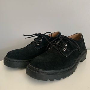 FREE W/BUNDLE Topshop Leather Black Laceup Loafers